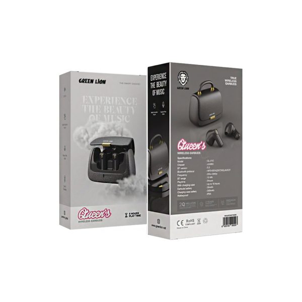 Green Lion Queen's True Wireless Earbuds – White